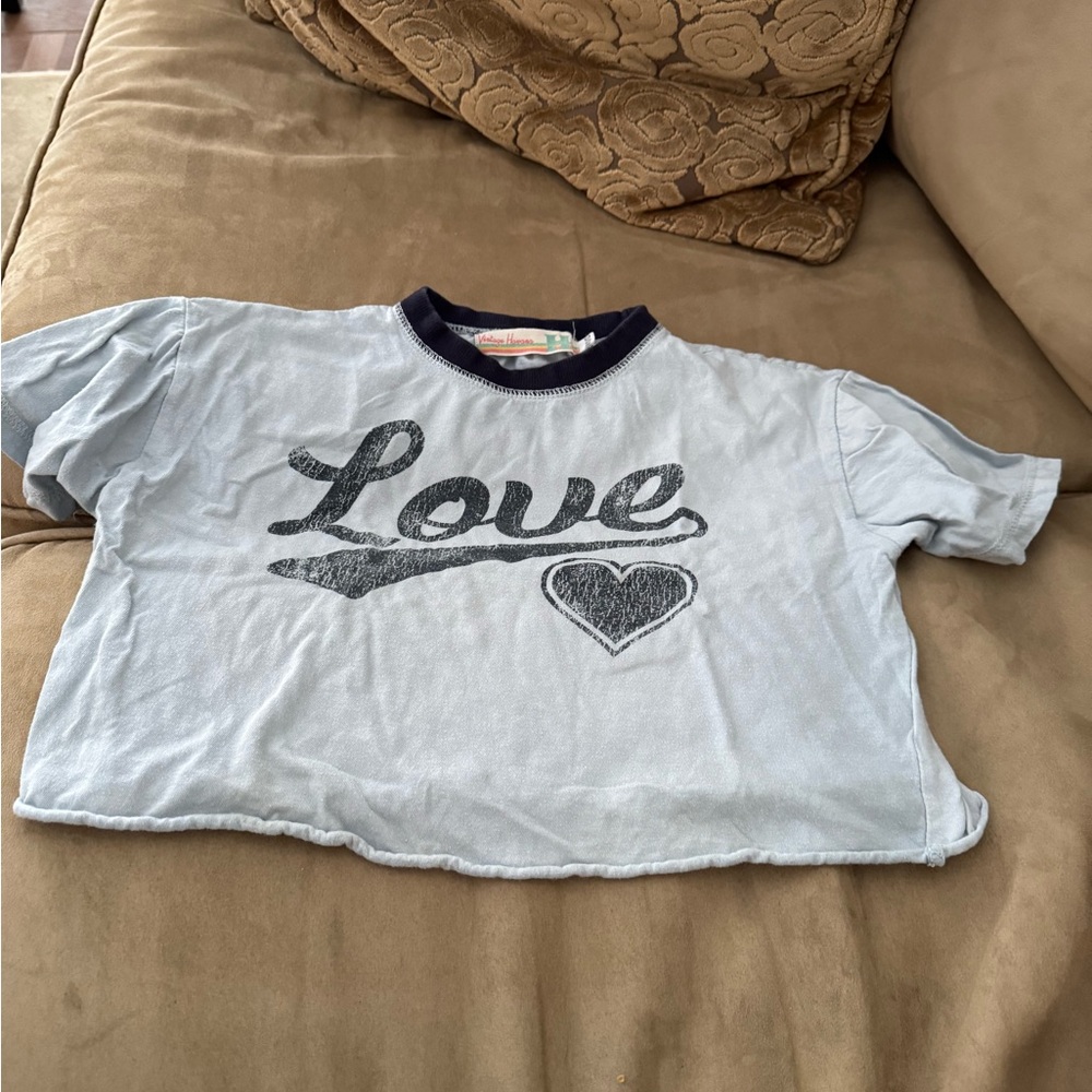 Hanes Kids Love Graphic Tee - Light Gray